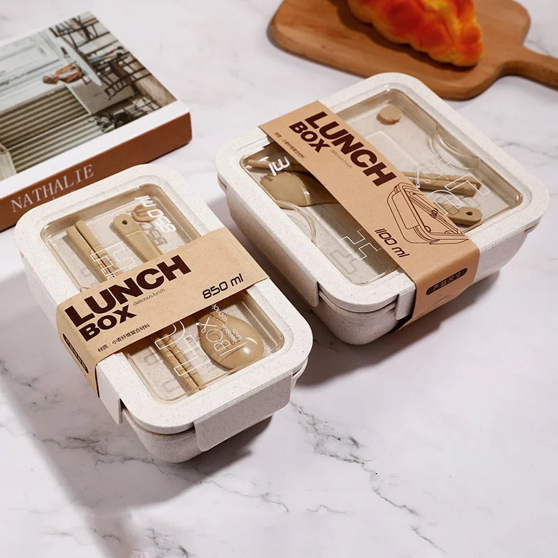 1100ML Big Portable Bento Lunch Box with Accessories