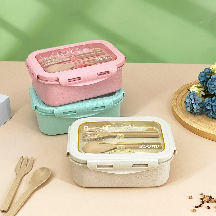 1100ML Big Portable Bento Lunch Box with Accessories