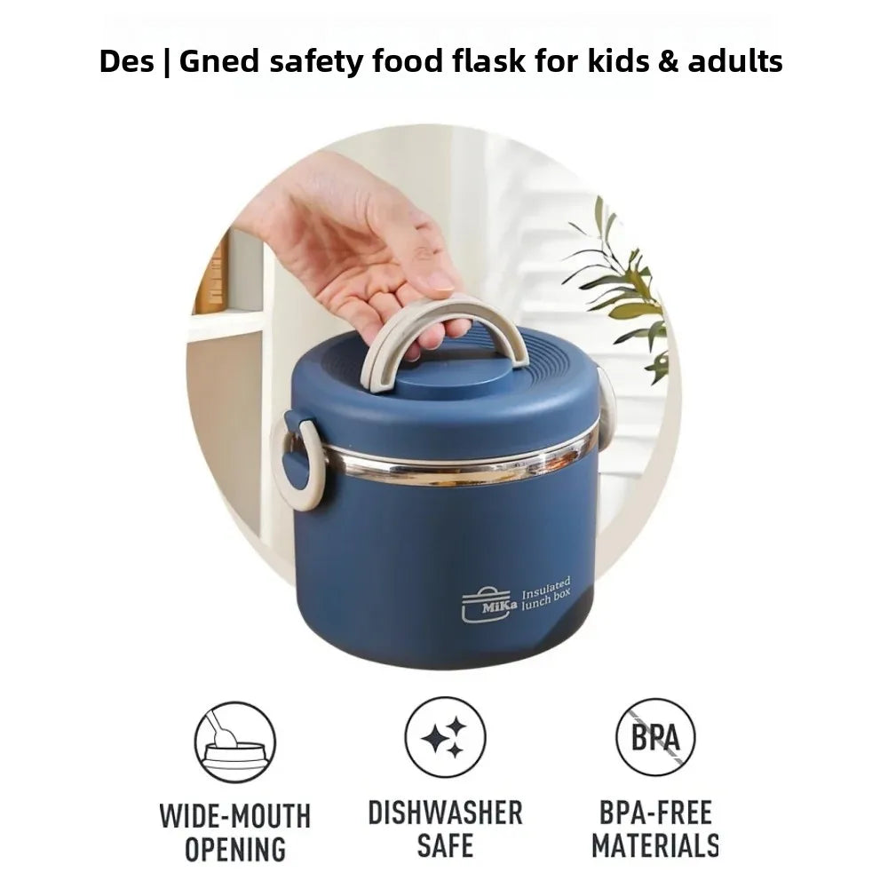 Stainless Steel Double Layer Thermal Lunch Box