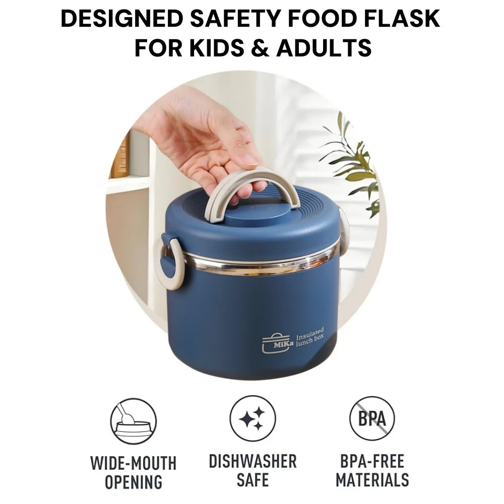 Stainless Steel Double Layer Thermal Lunch Box