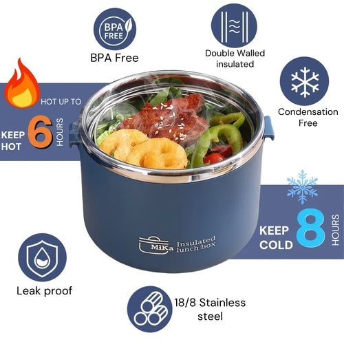 Stainless Steel Double Layer Thermal Lunch Box