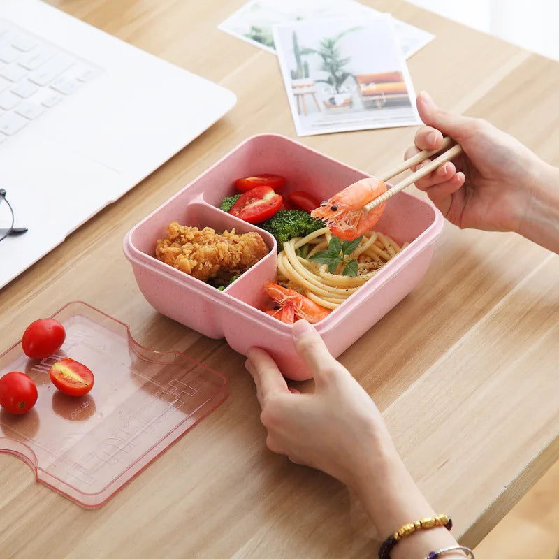 1100ML Big Portable Bento Lunch Box with Accessories