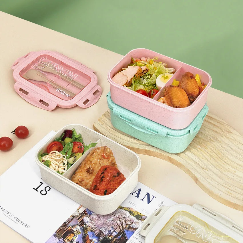 1100ML Big Portable Bento Lunch Box with Accessories